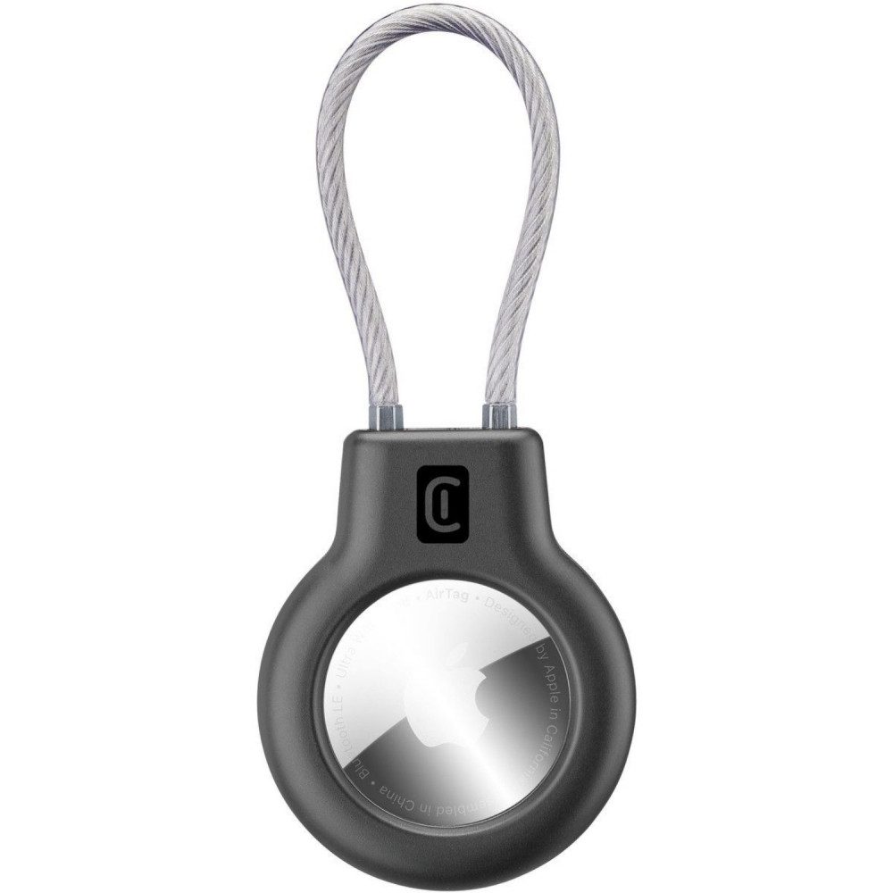 Cellularline Smartphone-Hülle AIRTAGSAFEGRIPK Safe Grip für Apple AirTag schwarz