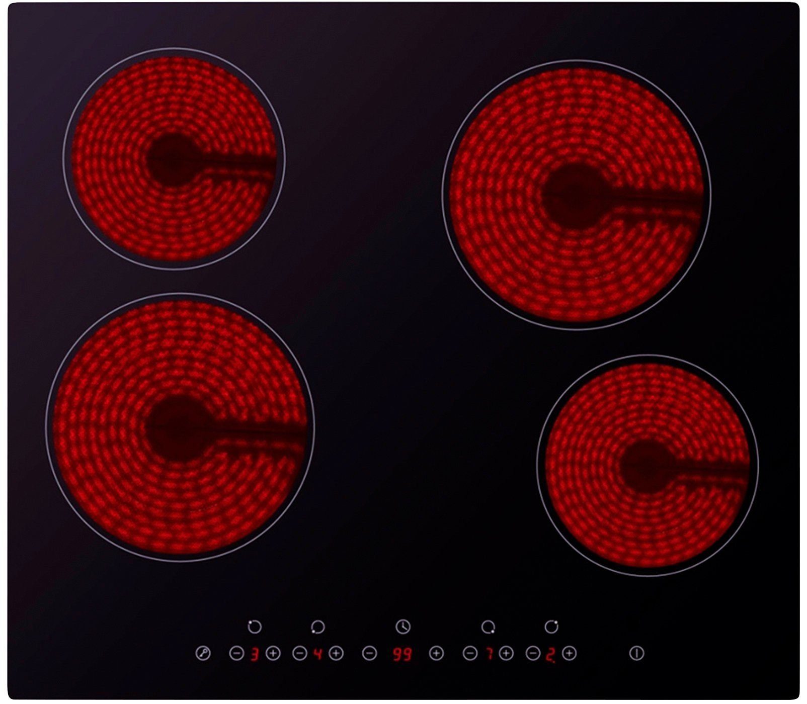 Flex-Well Küchenzeile Kopenhagen, mit E-Geräten, Gesamtbreite 270 cm