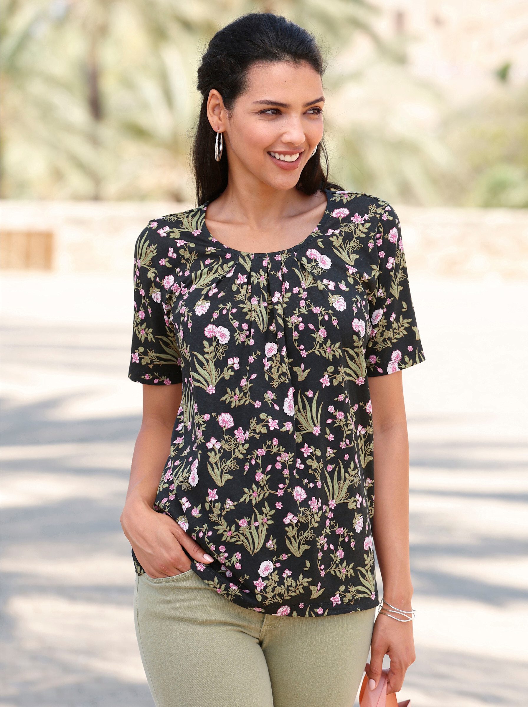 Sieh an! T-Shirt Kurzarmshirt .