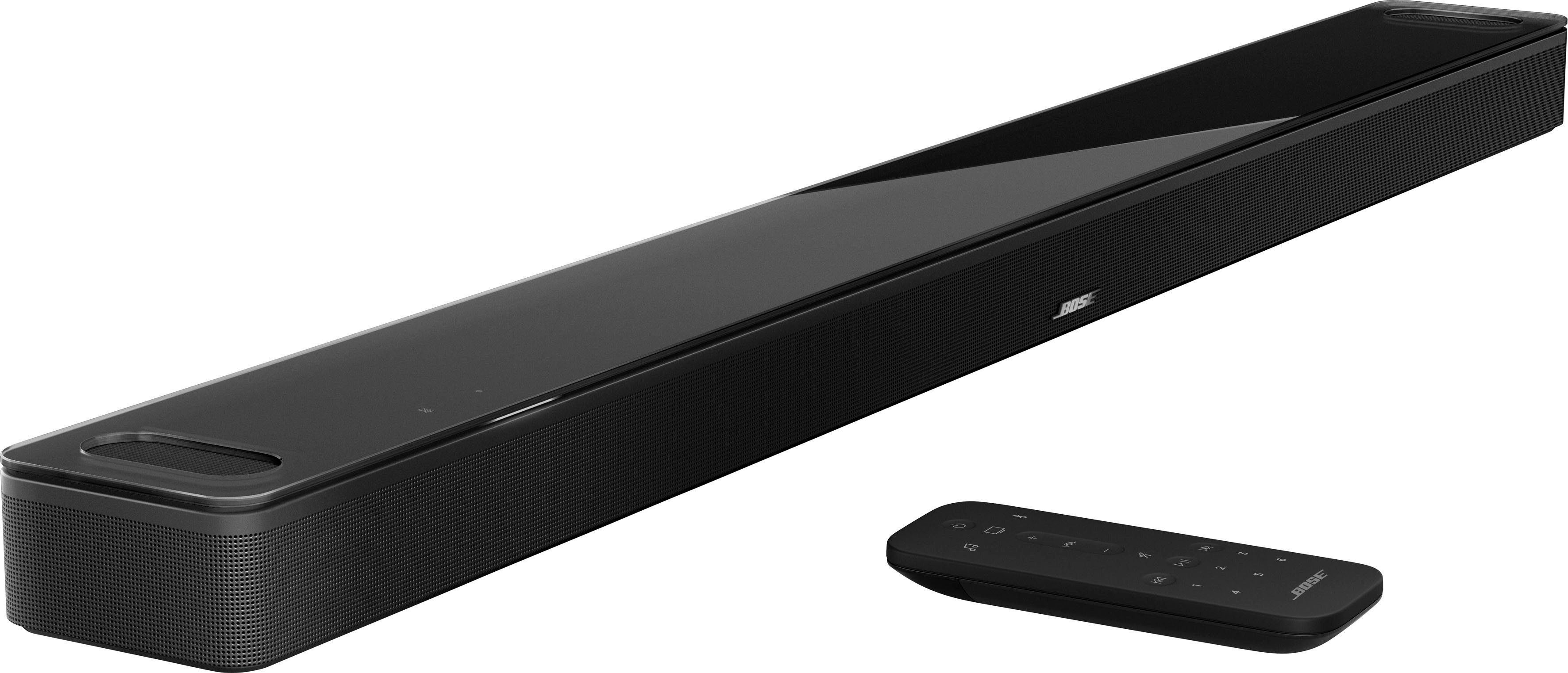 Smart und Google Assistant) Bose LAN schwarz Alexa mit Soundbar Amazon Soundbar (Ethernet), (Bluetooth, 900
