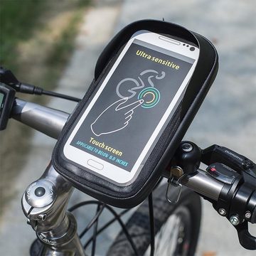 MidGard Fahrradtasche e-Bike Handy-Tasche für Fahrrad kompatibel mit Apple iPhones, Samsung