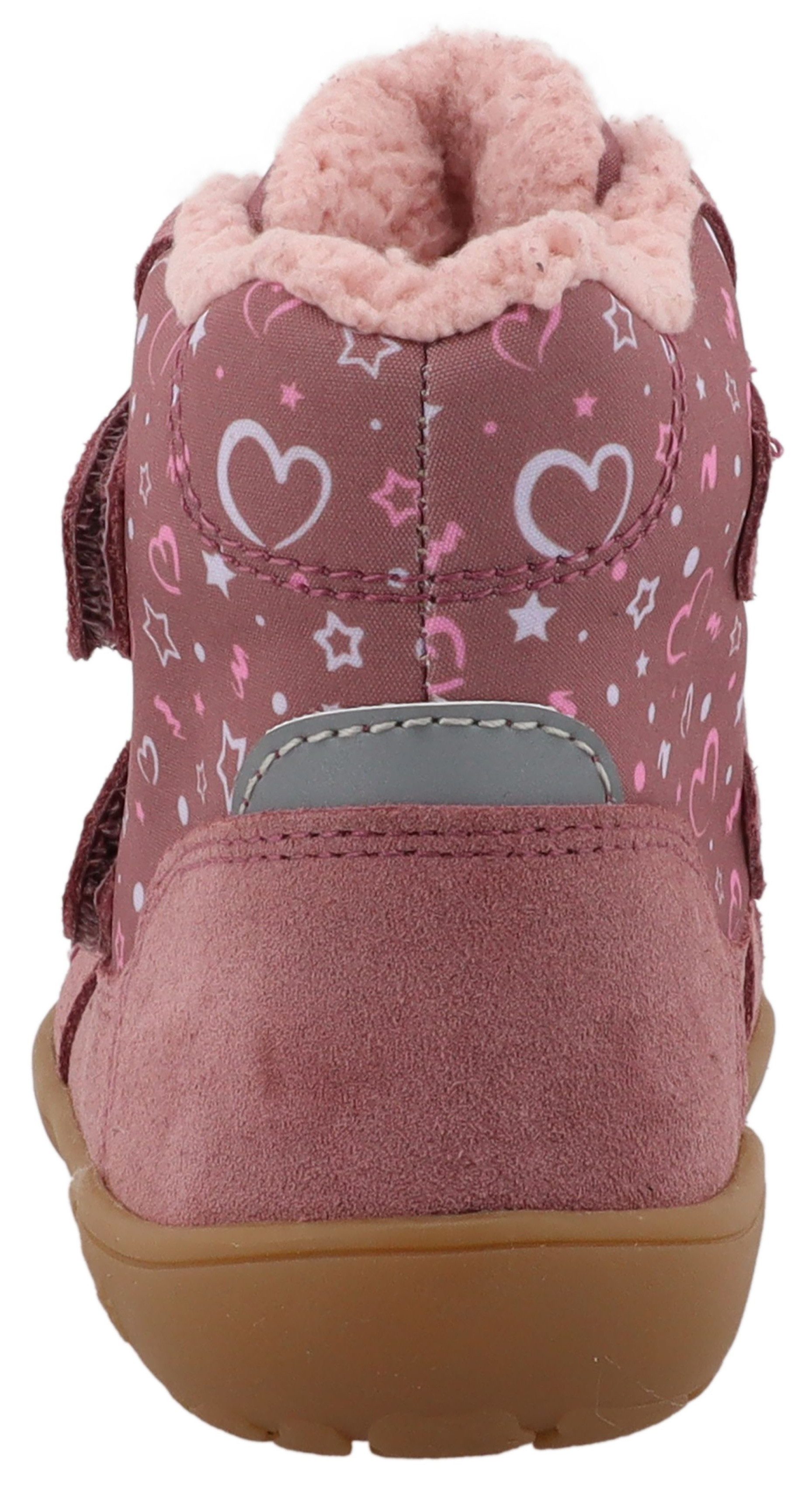 Lurchi Jilly Barefoot-TEX Barfußschuh Klettschuh mit Warmfutter, Größenschablone zum Download