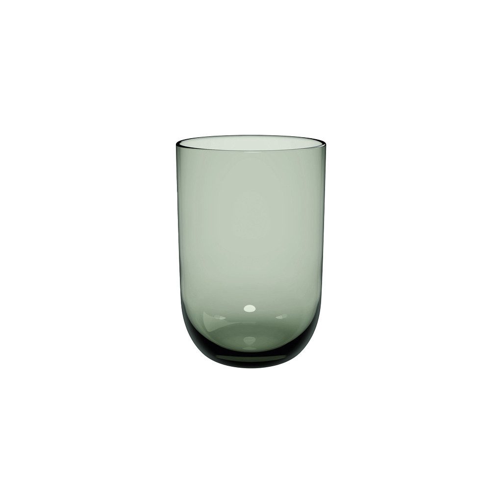 like. by Villeroy & Boch Longdrinkglas Like Sage Longdrinkbecher, 385 ml, 2 Stück, 2-tlg., Glas, Kristallglas, 2 Stck, spülmaschinenfest