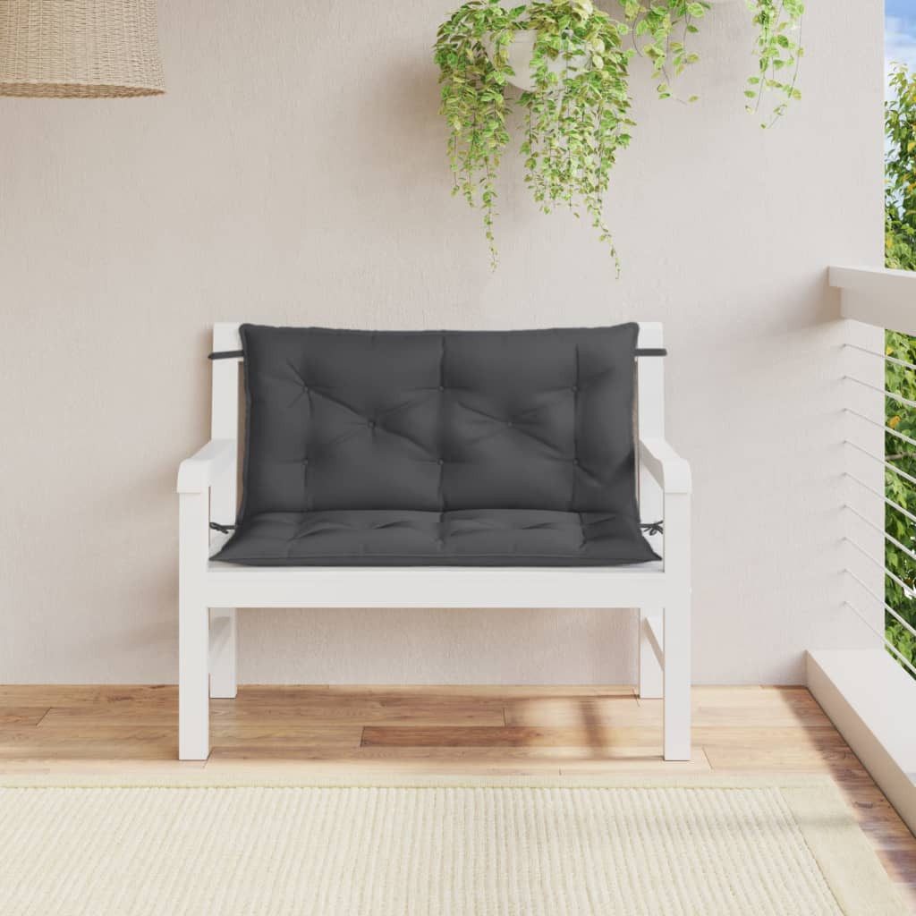 vidaXL Sitzauflage Gartenbank-Auflagen 2 Stk. Melange günstig online kaufen