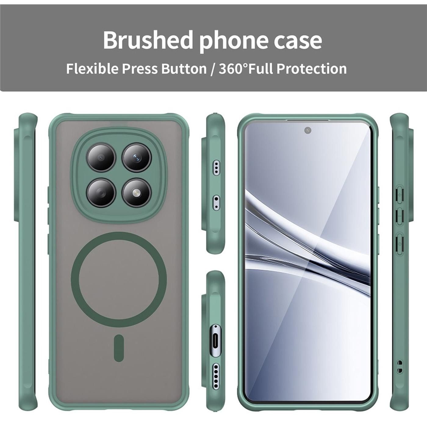 CoolGadget Handyhülle Magnet-Hülle für Xiaomi Redmi Note 15 Pro+ 5G Schutzhülle magnetisch 6,83 Zoll, Hülle Matt Stoßfest kompatibel mit QI-Laden Zubehör Kamera – Bild 4 von 5