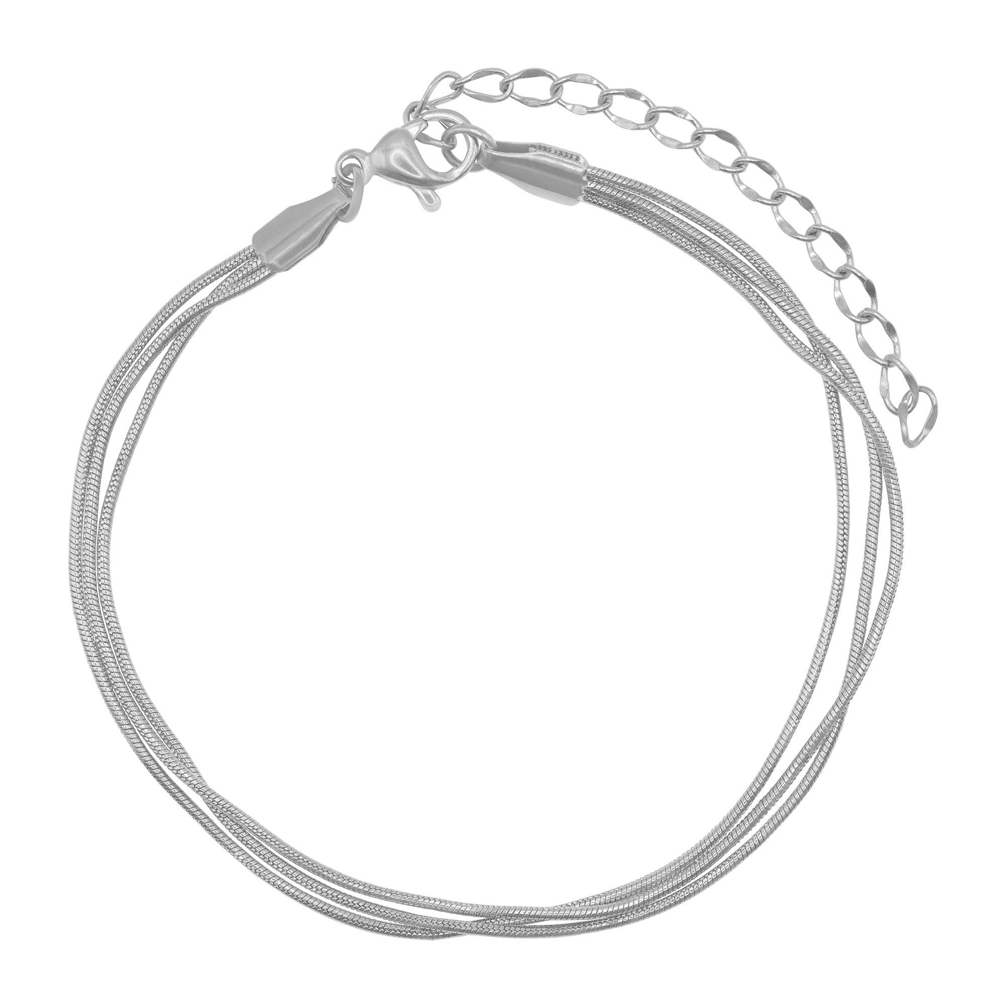 Armband Armkette (Armband, für silberfarben Heideman Ariana inkl. poliert Geschenkverpackung), Damen