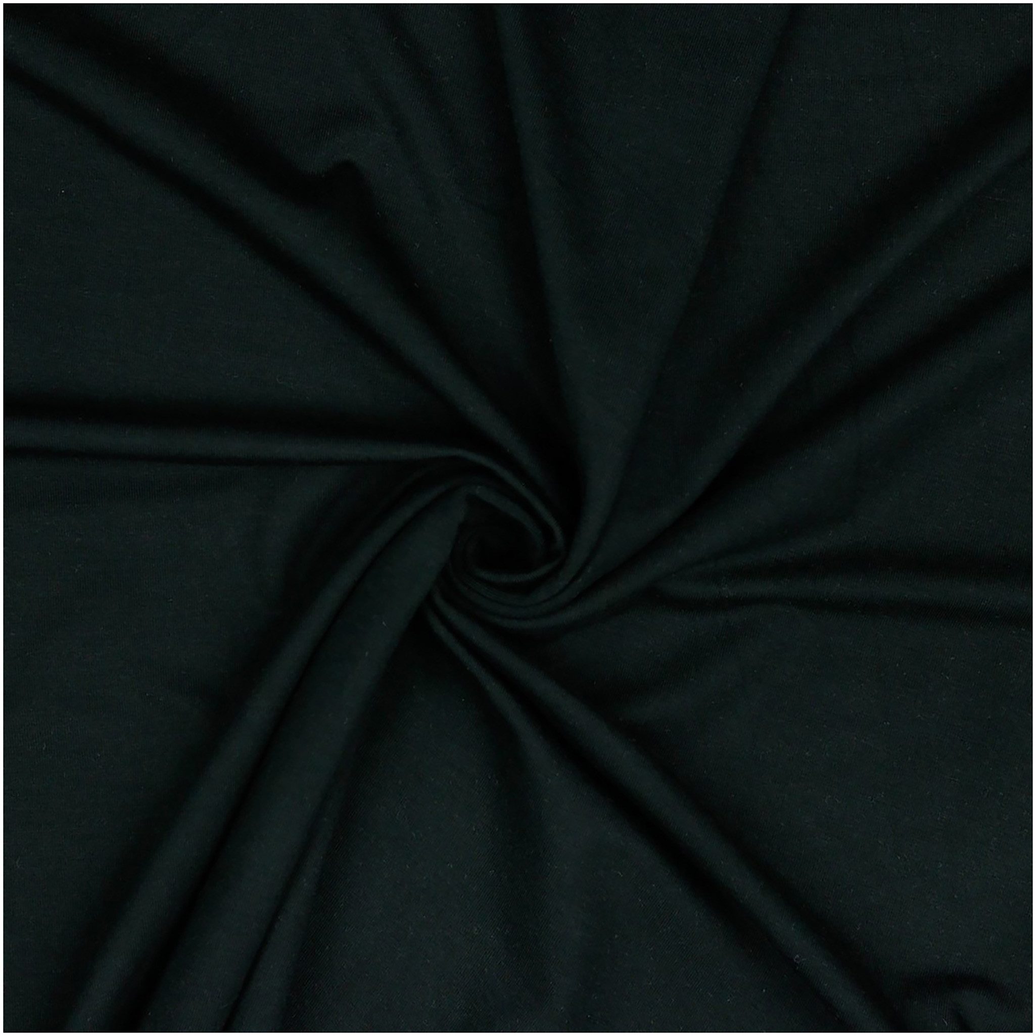 maDDma Stoff 0,5m Modaljersey Meterware Modalstoff Modal Jersey Tencel™ Modal, schwarz