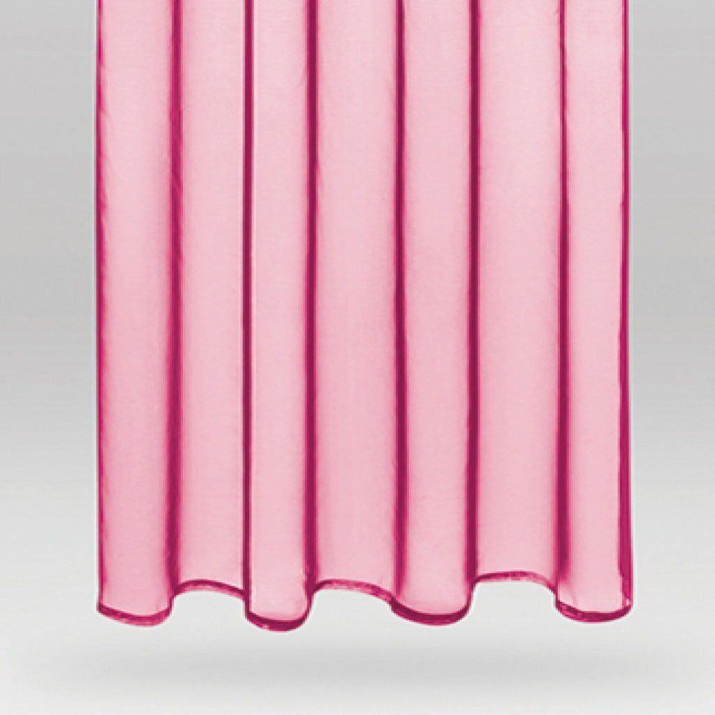 Bestlivings Vorhang (2 St), Schlaufen, transparent, Voile, Gardinenset "Transparent", 2 Schlaufenschals