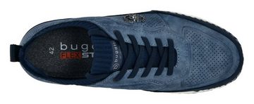 bugatti Slip-On Sneaker Slipper, Freizeitschuh mit aufgesetzter, elastischer Zierschnürung