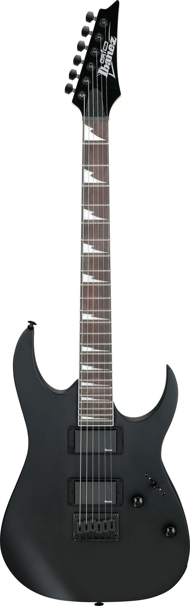Ibanez E-Gitarre GRG121DX-BKF Black Flat, E-Gitarre, E-Gitarre