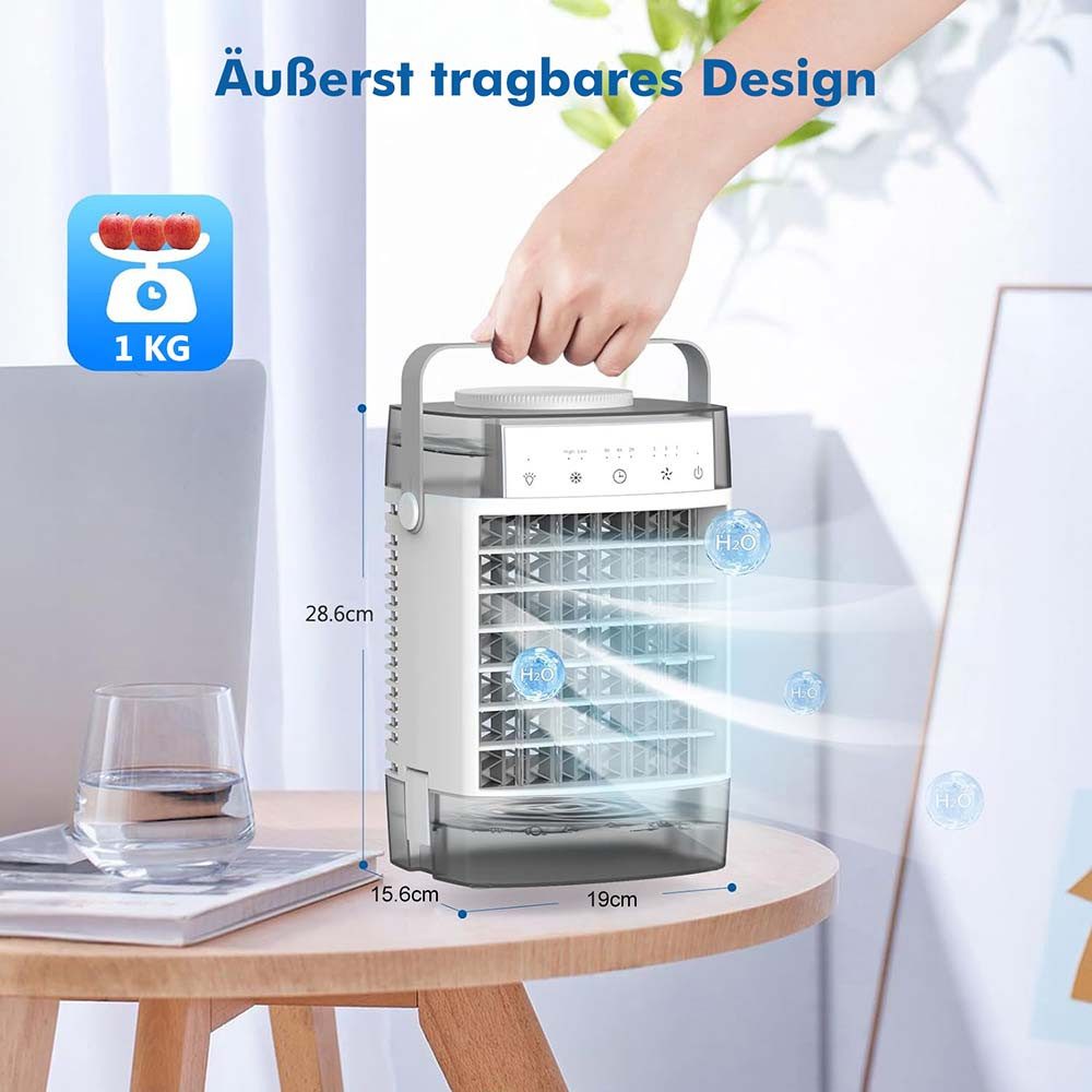 MUPOO Tischventilator Ventilatorkombigerät,Ventilator Licht,Ventilator mit günstig online kaufen