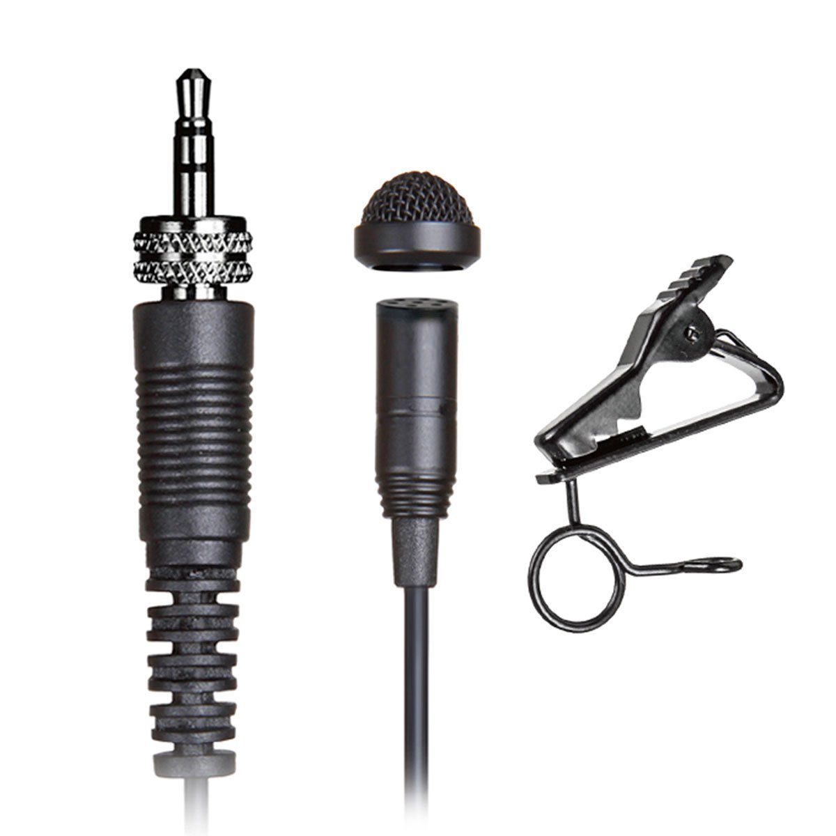 Tascam Mikrofon TM-10LB (Lavaliermikrofon), Lavalier-Mikrofon mit verschraubbarem Stecker