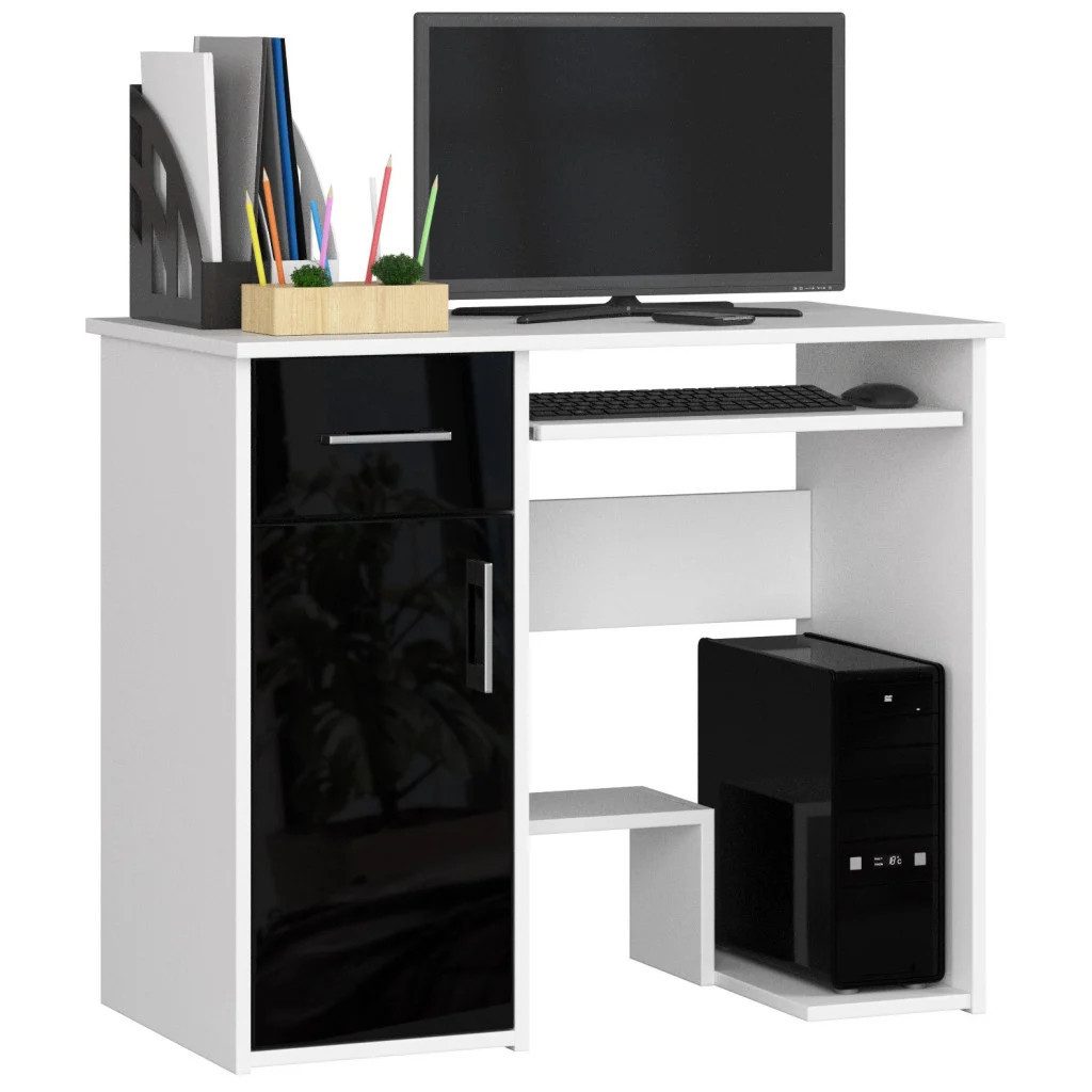 Raumhirsch Furniture Schreibtisch 90 cm Breite - Computertisch - Optimale Arbeitsfläche - Büro (Für Kinderzimmer - Büro - Heimbüro), (viele Farbvarianten - Maße: 90 x 74 x 50 cm) - Hochwertig & stabil