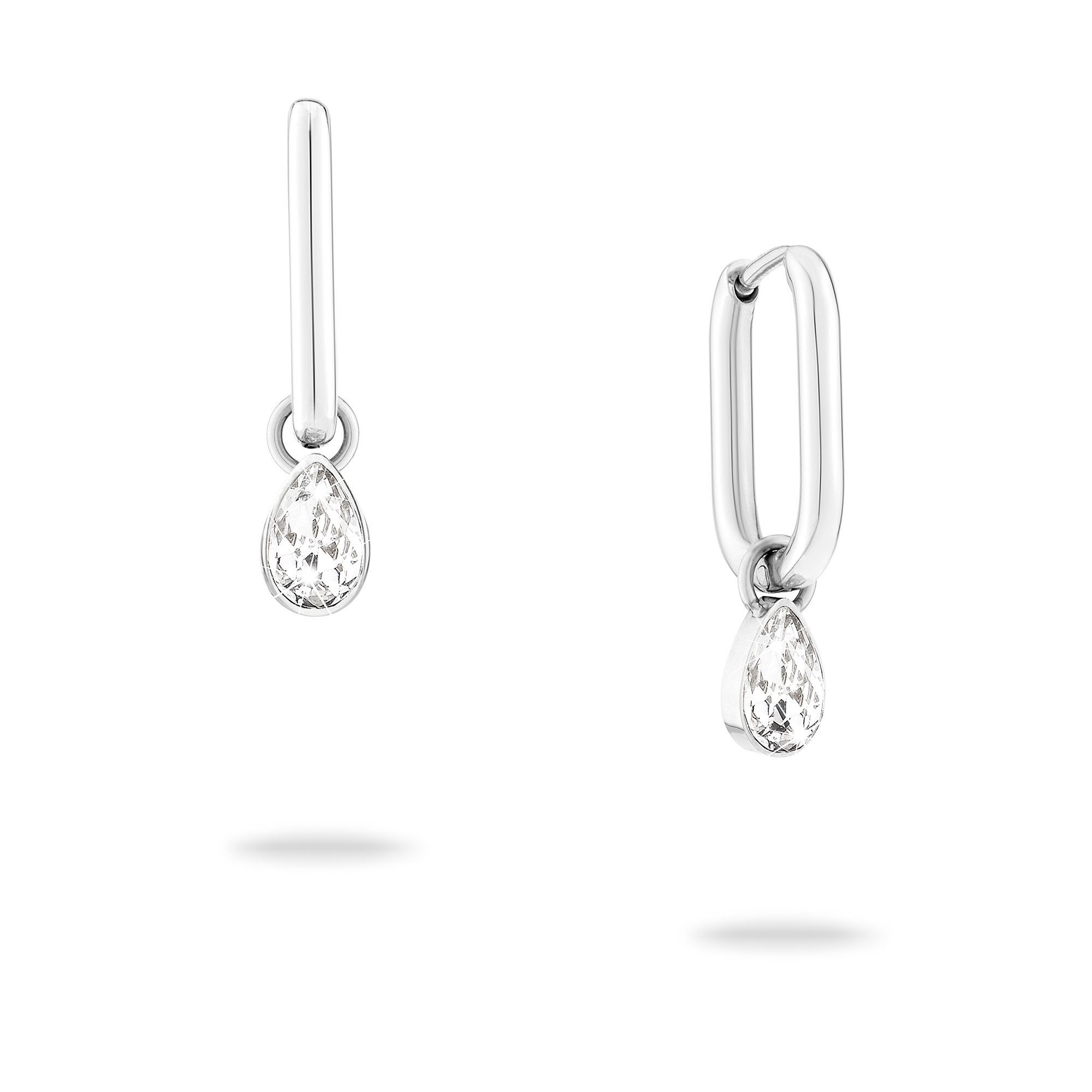 Echtzeit Paar Creolen Schmuck Geschenk Edelstahl Ohrringe Like Diamonds Tro günstig online kaufen