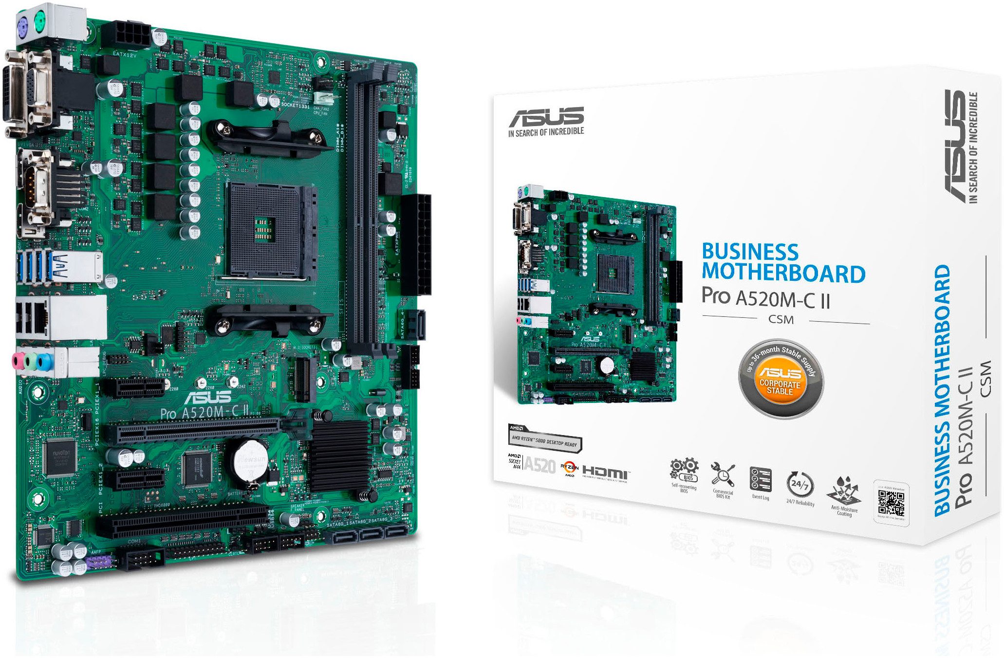 Asus PRO A520M-C II/CSM Mainboard