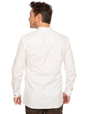 Gipfelstürmer Trachtenhemd Hemd Stehkragen 420003-4176-3 ecrue (Slim Fit)