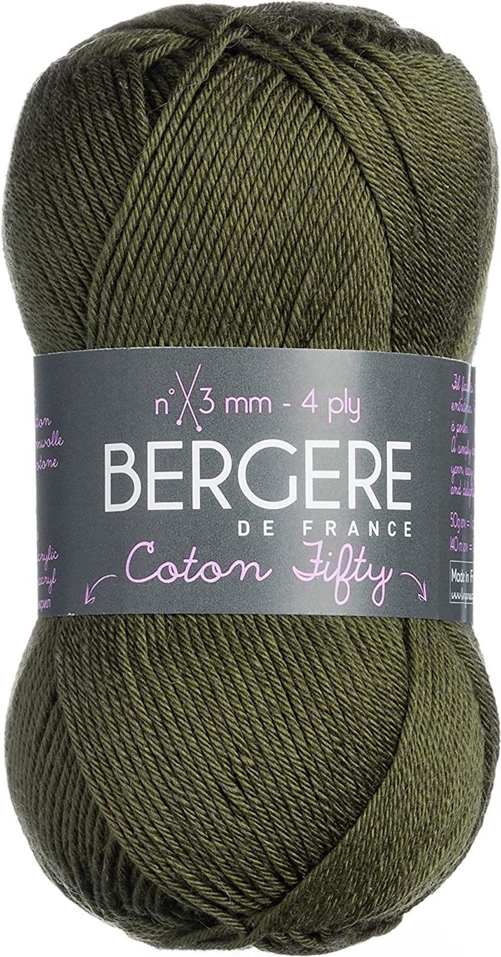 Bergere Dekofigur Coton Fifty, Baumwollgarn, 50g/140m Chene