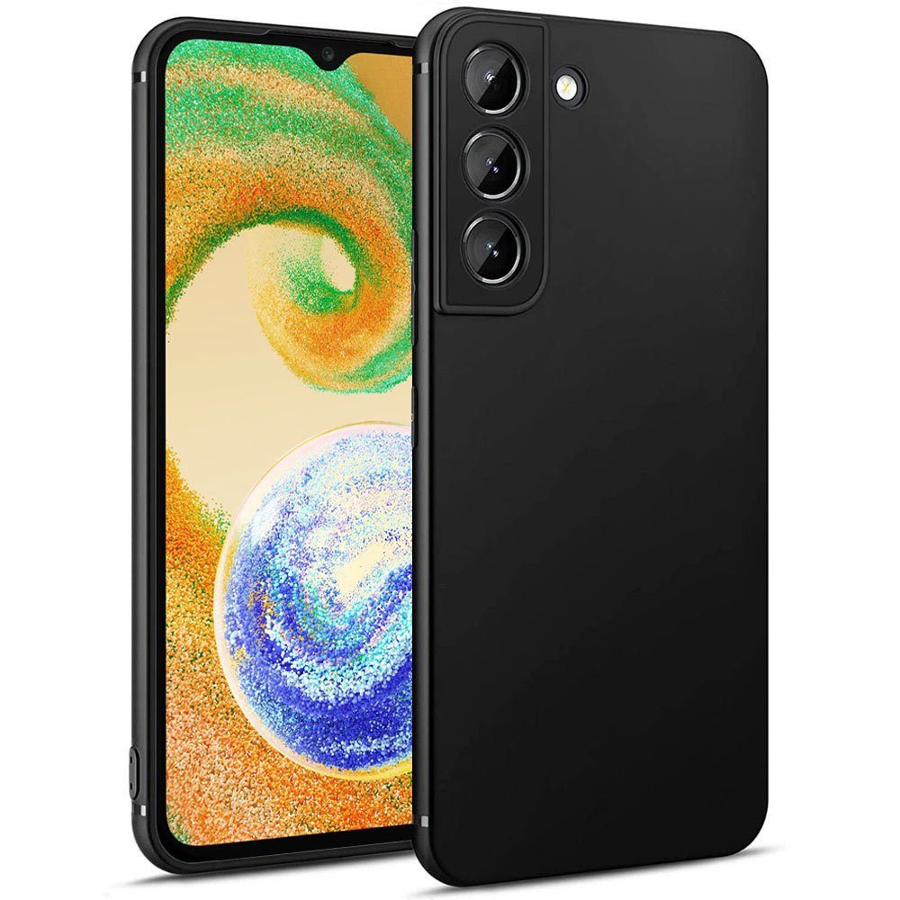 FITSU Handyhülle Ultra Slim Case für Samsung Galaxy A04s Schwarz 6,5 Zoll, Ultradünne Handyschale Slim Case Cover Schutzhülle mit Kameraschutz