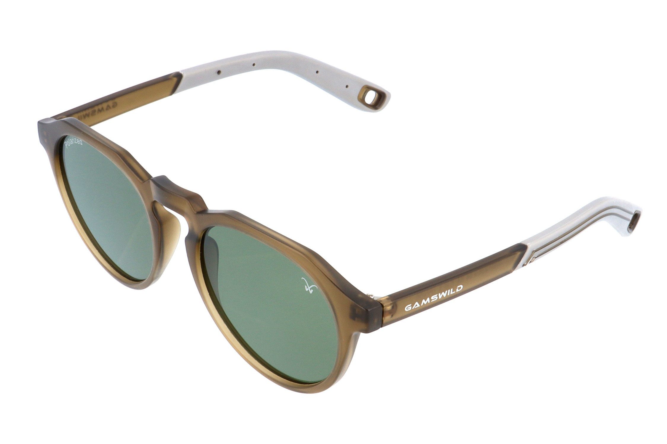 Gamswild Sonnenbrille UV400 GAMSSTYLE Sonnenbrille polarisierte Gläser Damen Herren Unisex Modell WM1034 in grün, grau & schwarz