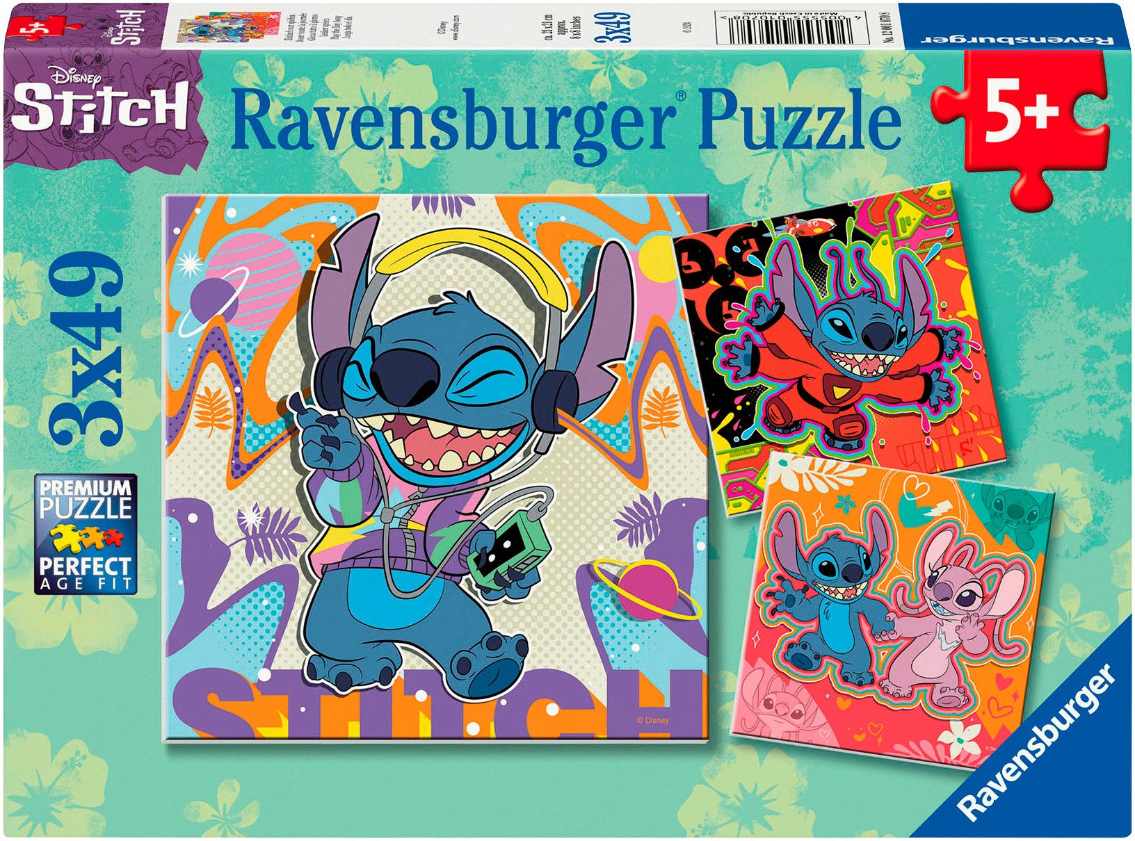 Ravensburger Puzzle Einfach nur spielen, 147 Puzzleteile, 3 x 49 Teile, Mad günstig online kaufen