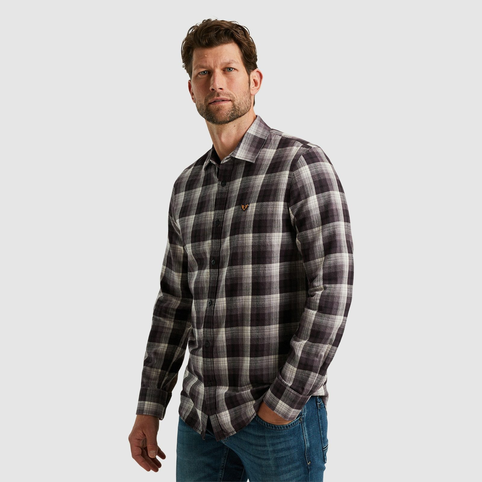 PME LEGEND Karohemd Long Sleeve Shirt günstig online kaufen