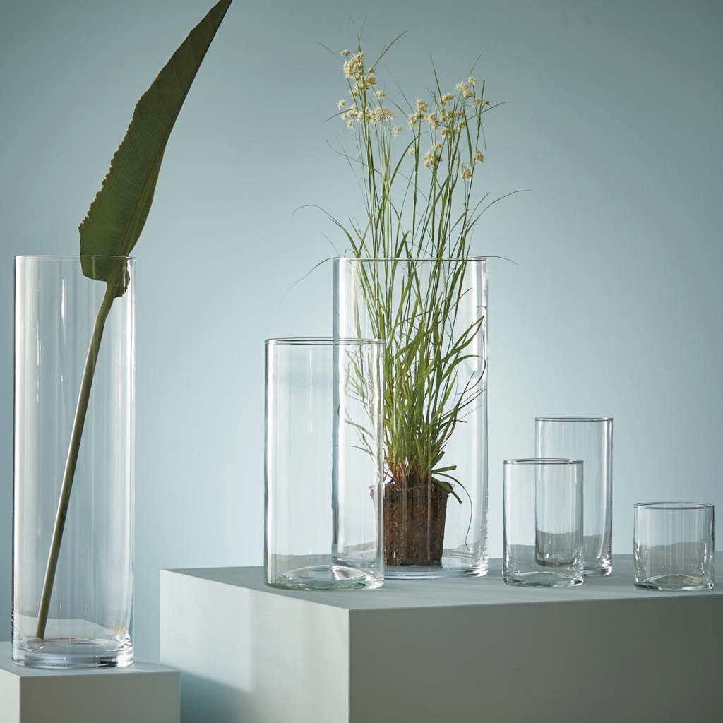 Rudolph Keramik Dekovase Transparent, Durchmesser 10 cm, Hot Cut günstig online kaufen