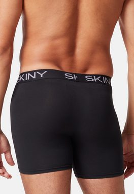 Skiny Retro Boxer 4er Pack Cotton (Spar-Set, 4-St) Long Short / Pant - Baumwolle - Ohne Eingriff - Pant mit längerem Bein