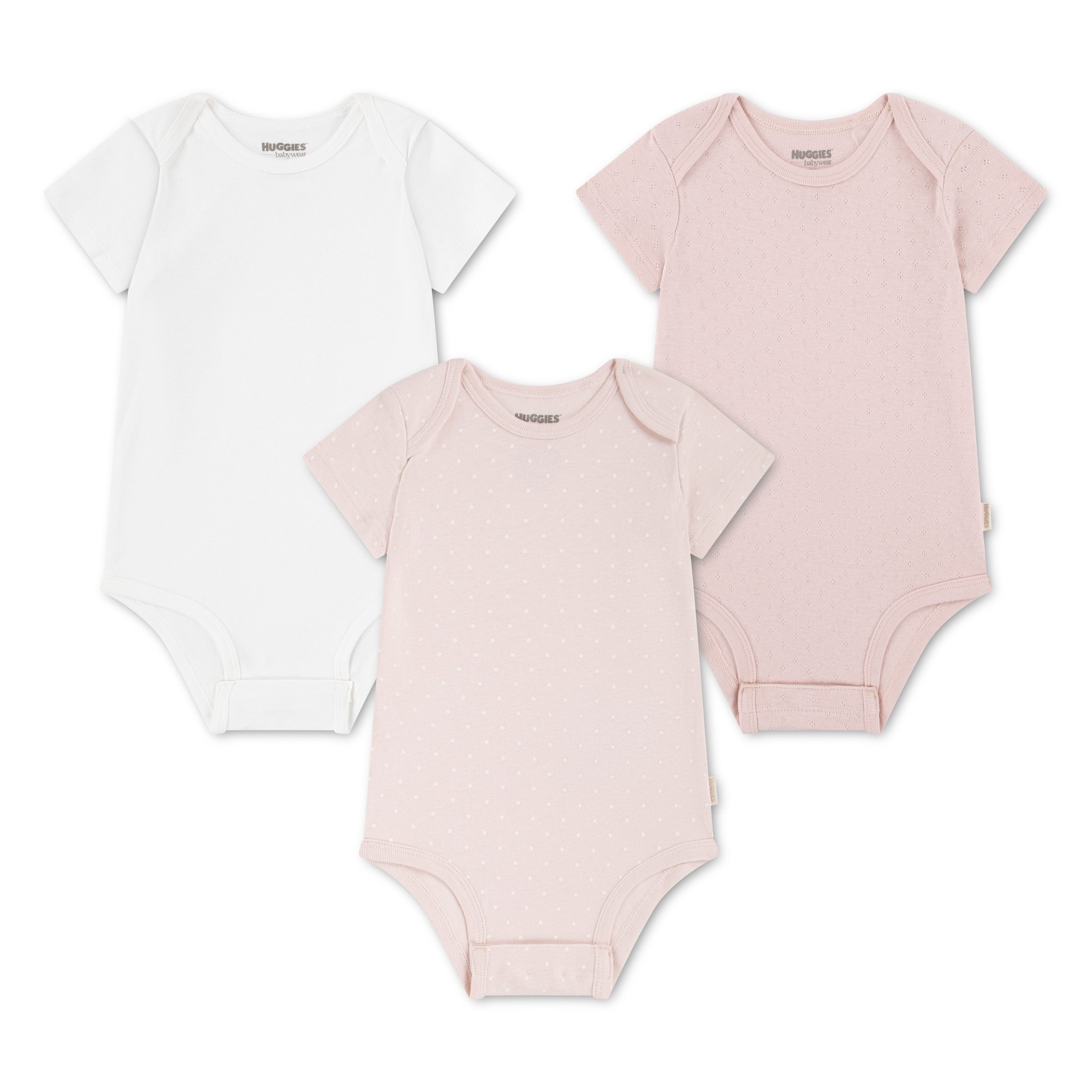 HUGGIES babywear Body HUGB 3PK BODYSUIT (Packung, 3-tlg) aus Baumwolle