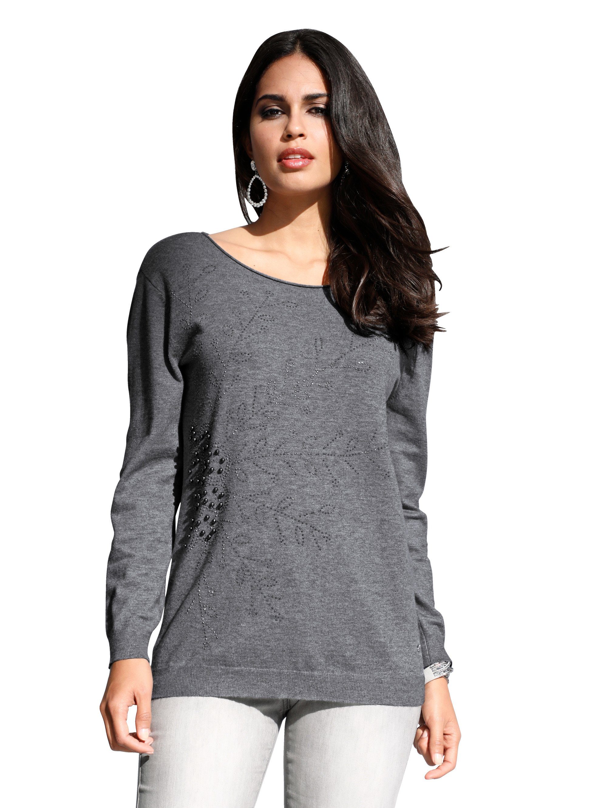 pullover mit perlen damen