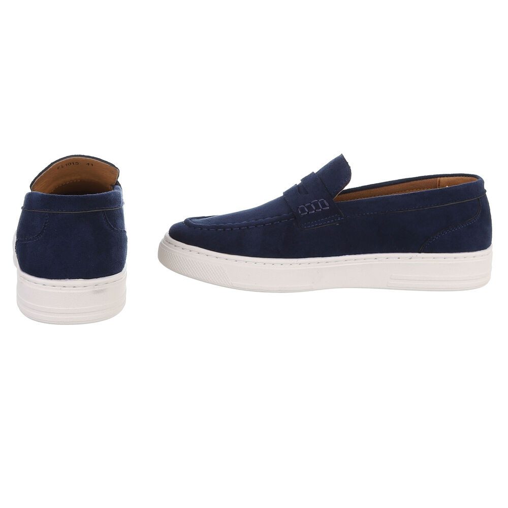 Coolwalk Herren Slip-On Mokassin-Slipper mit Komfortsohle Slipper (91563674) Flach Slipper in Dunkelblau – Bild 5 von 5