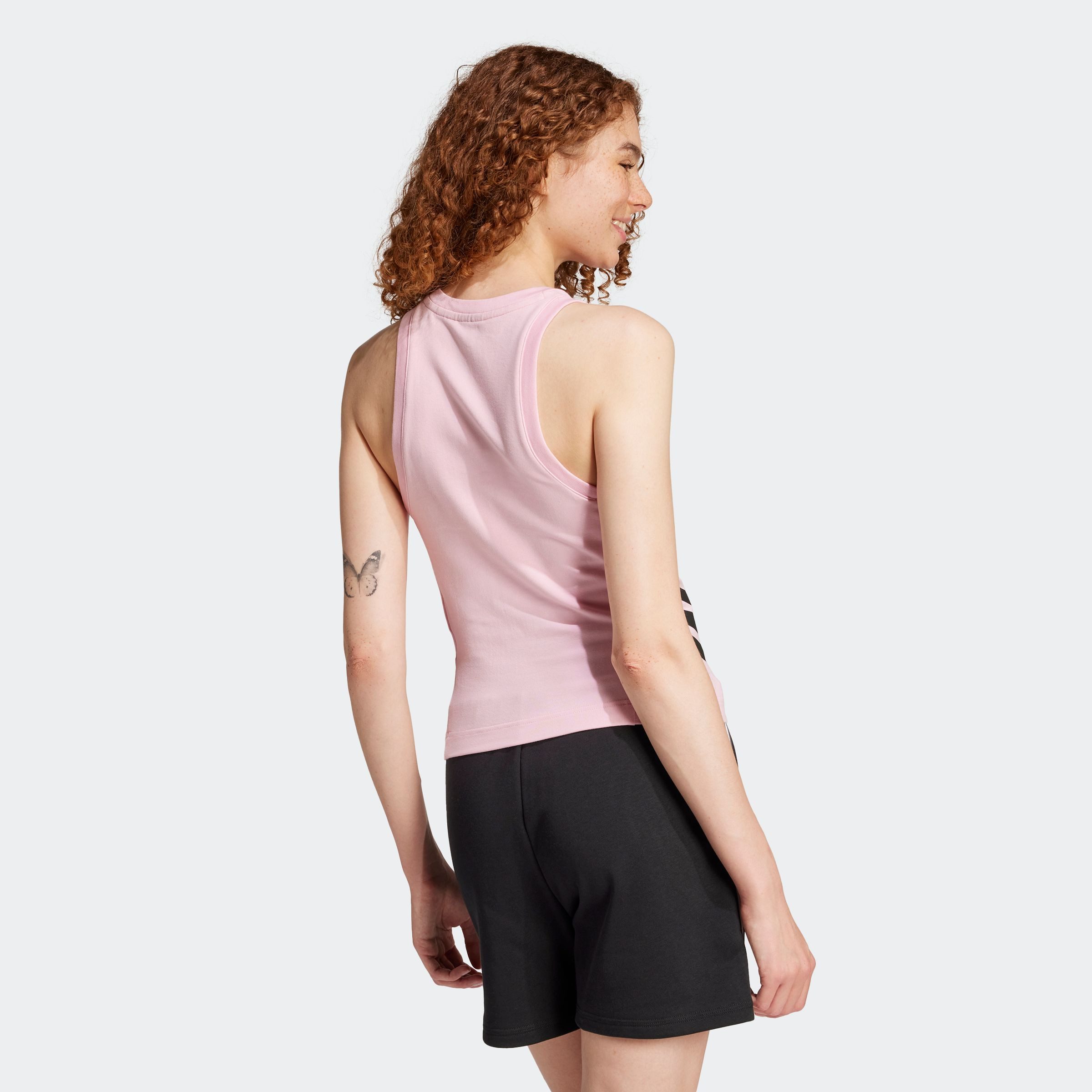 adidas Sportswear Tanktop FUTURE ICONS 3-STREIFEN mit Rundhalsausschnitt, ohne Verschluss, aus Single Jersey