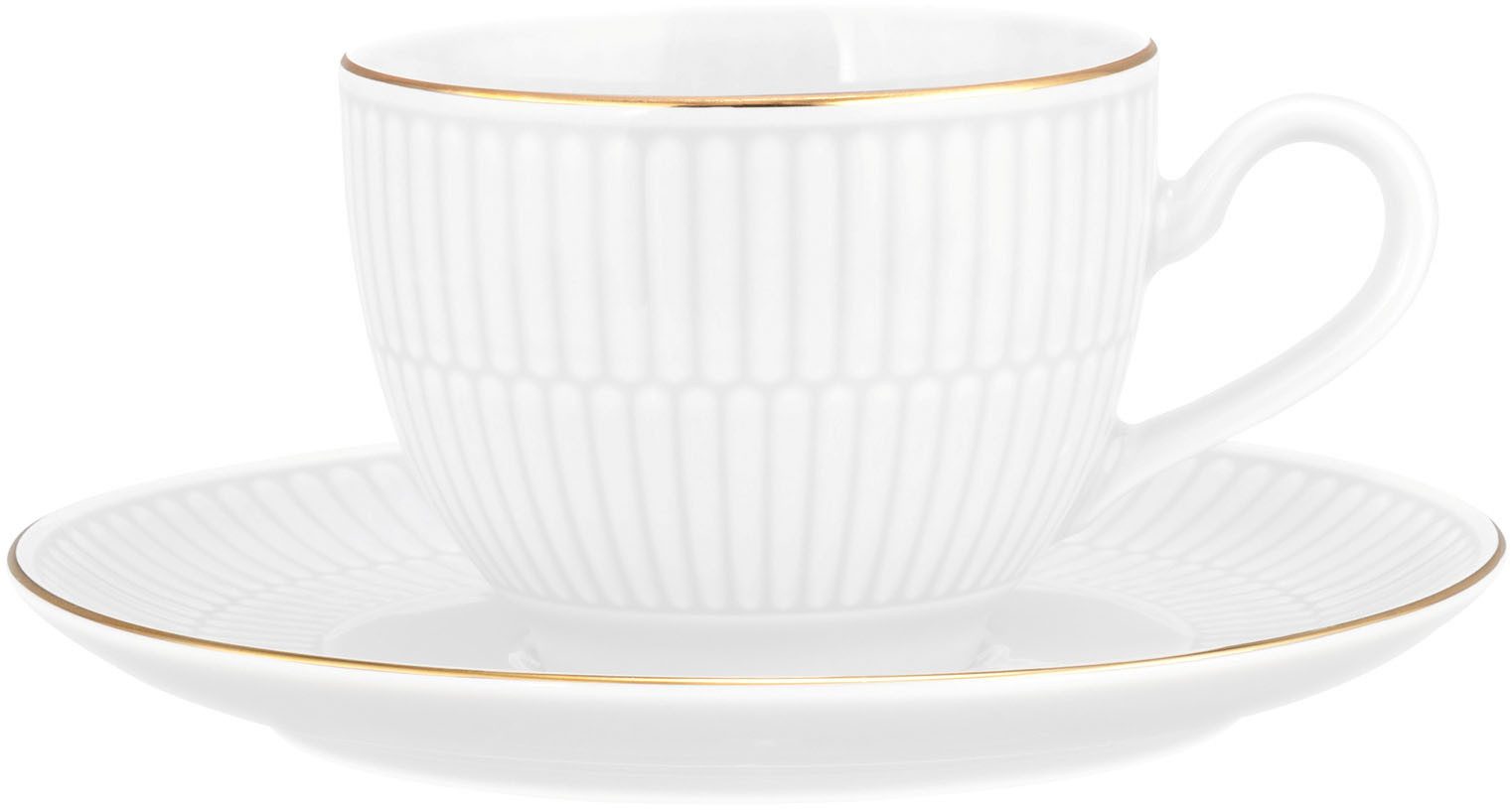 Seltmann Weiden Untertasse Amina, (1 St), Kombinierbare Untertasse für: Kaffeetasse, Teetasse 0,22 l, Becher