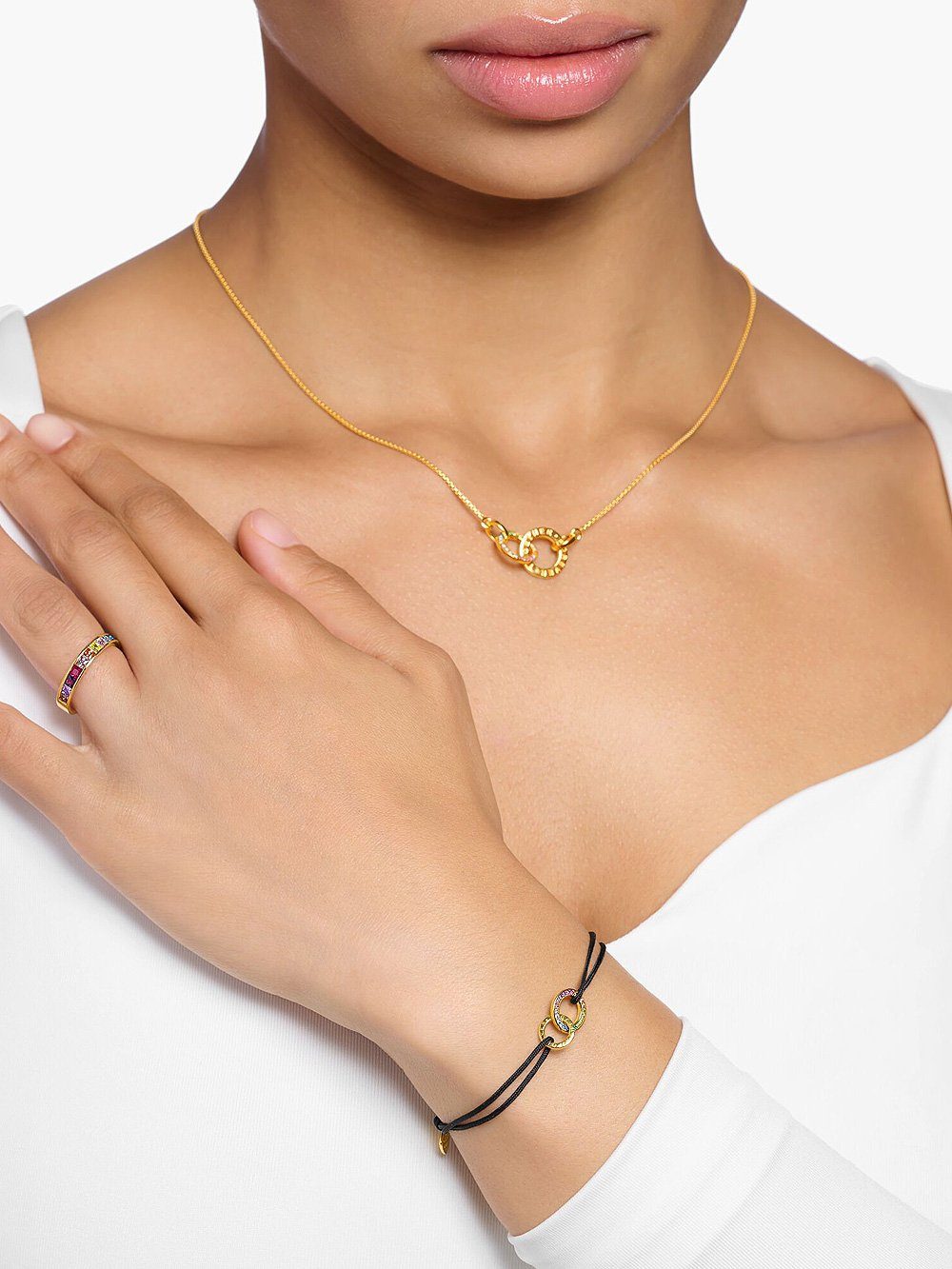 THOMAS SABO Armband Thomas Sabo A2085-996-7 Together Rainbow Armband D günstig online kaufen