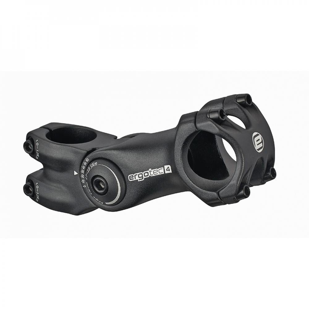 Ergotec Fahrradlenker ergotec Octopus 2 Ahead-Vorbau 75 mm 0 bis +60° schwarz