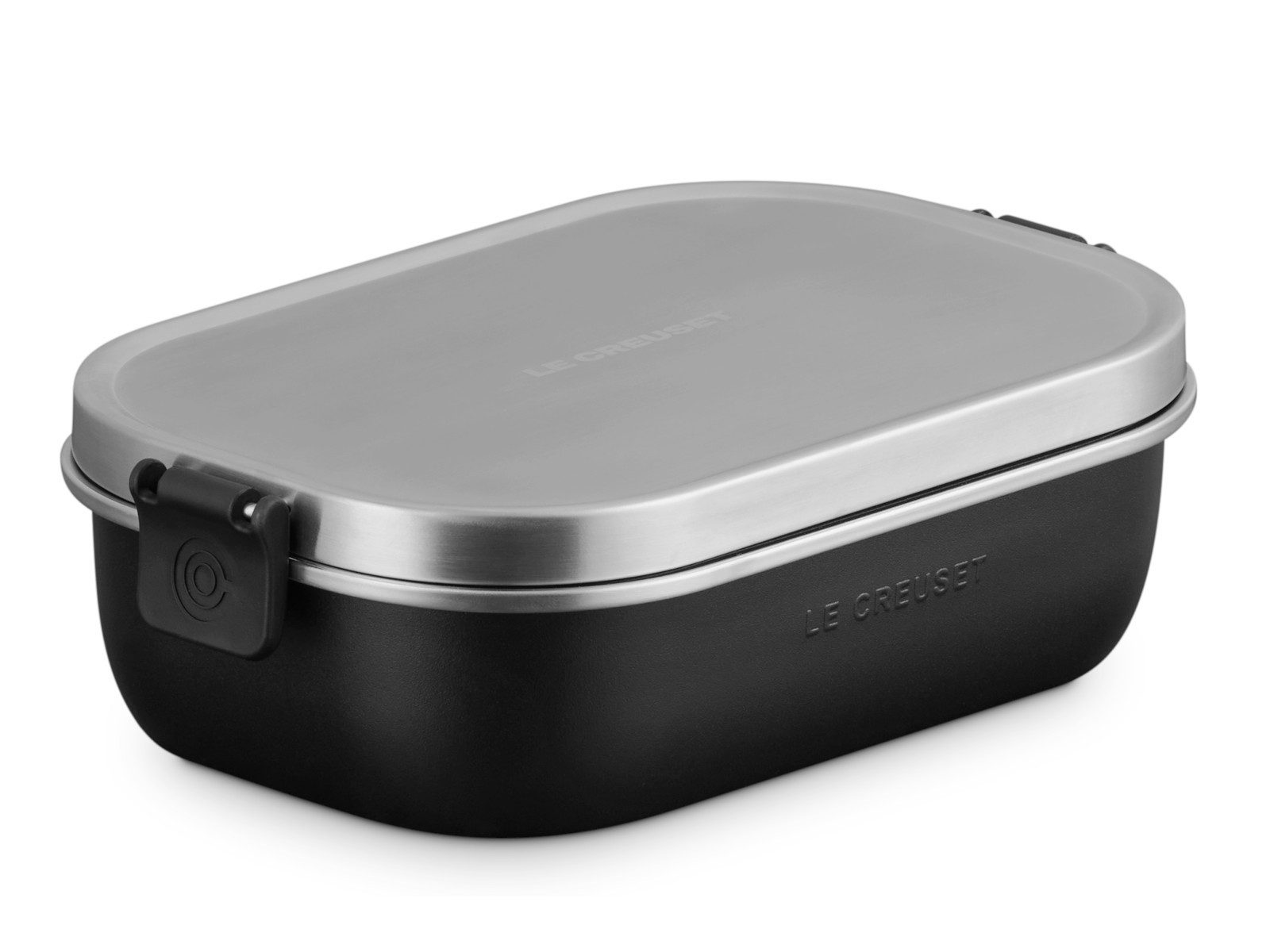 LE CREUSET Lunchbox On The Go Lunchbox schwarz matt 900ml, Edelstahl