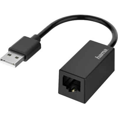 Hama Netzwerk-Adapter, USB-Stecker - Netzwerk-Adapter