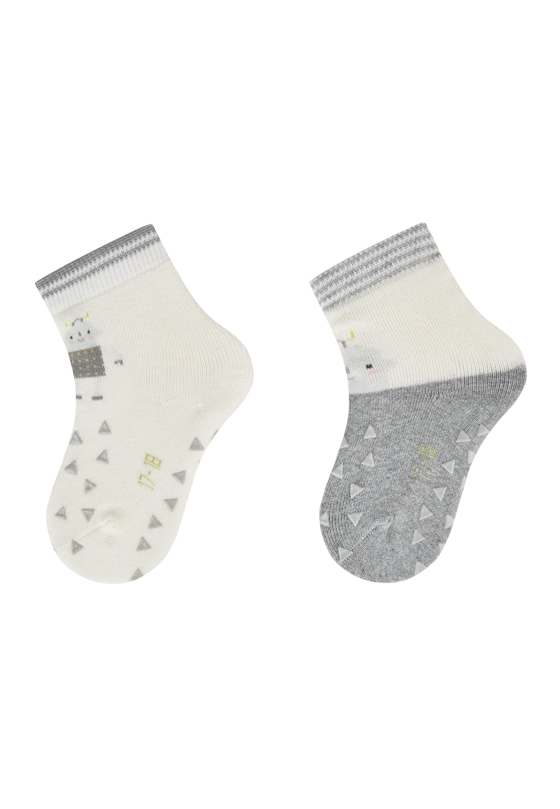 Sterntaler® ABS-Socken ABS Krabbelsocken 2er-Pack Roboter (2-Paar, 2er-Pack)