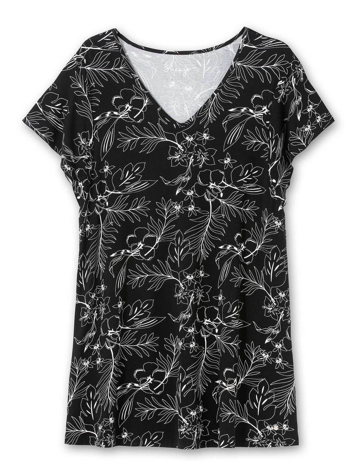 Sheego Longshirt Große Größen mit 3/4-Leggings