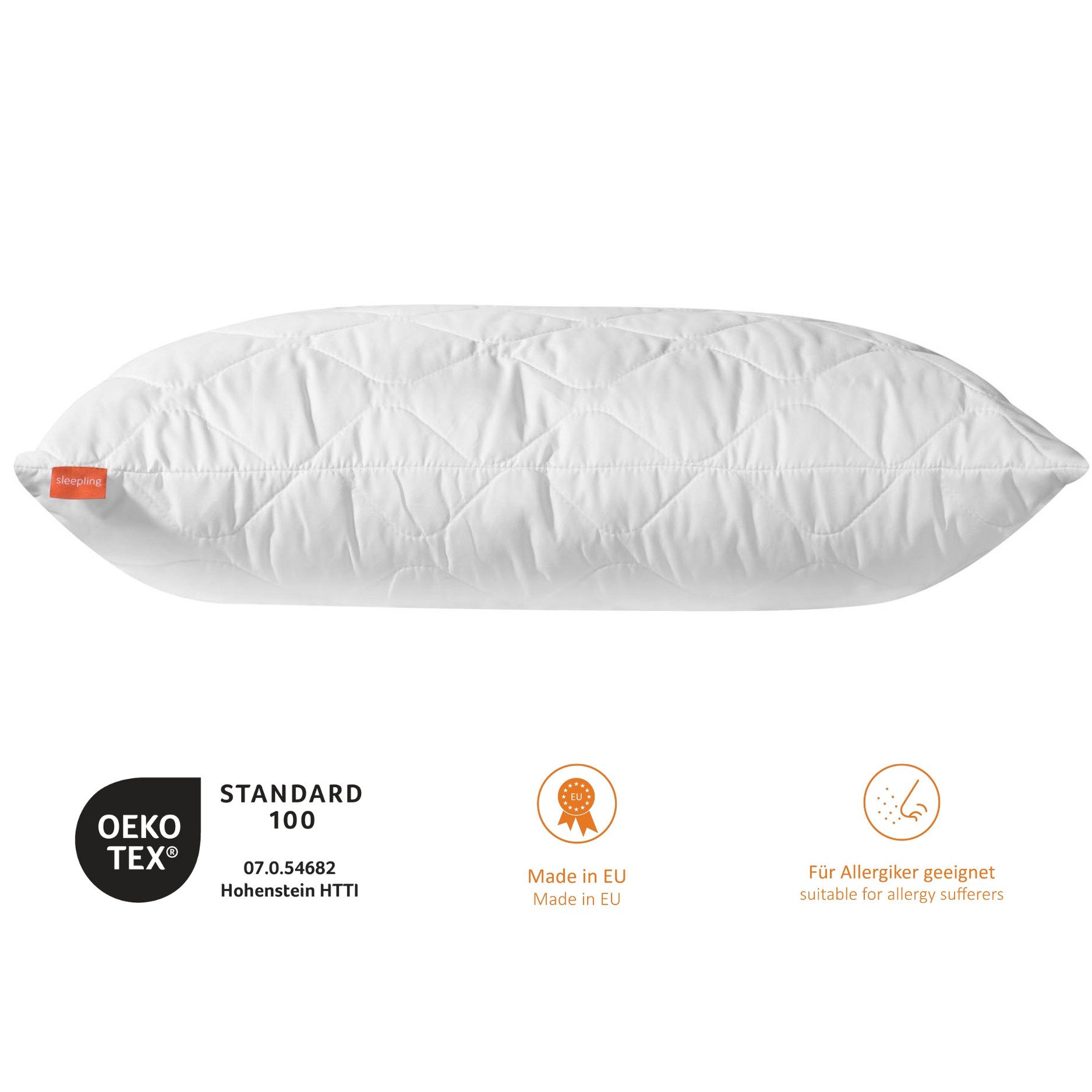 sleepling Kopfkissen Komfort 100, Füllung: 100 günstig online kaufen