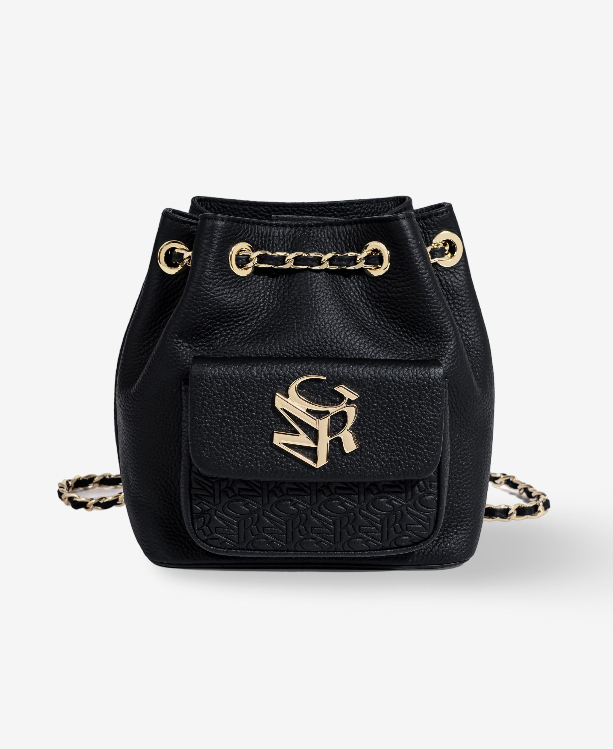 Handtasche PetiteGlam Schwarzer Mini-Rucksack