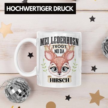 Trendation Tasse Oktoberfest Mei Lederhosn Trogt No Der Hirsch Lustiger Spruch Geschenk