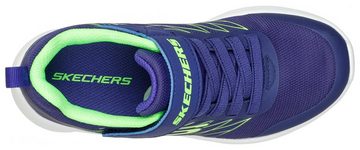 Skechers Kids MICROSPEC Sneaker mit Kontrastbesatz, Freizeitschuh, Halbschuh, Schnürschuh