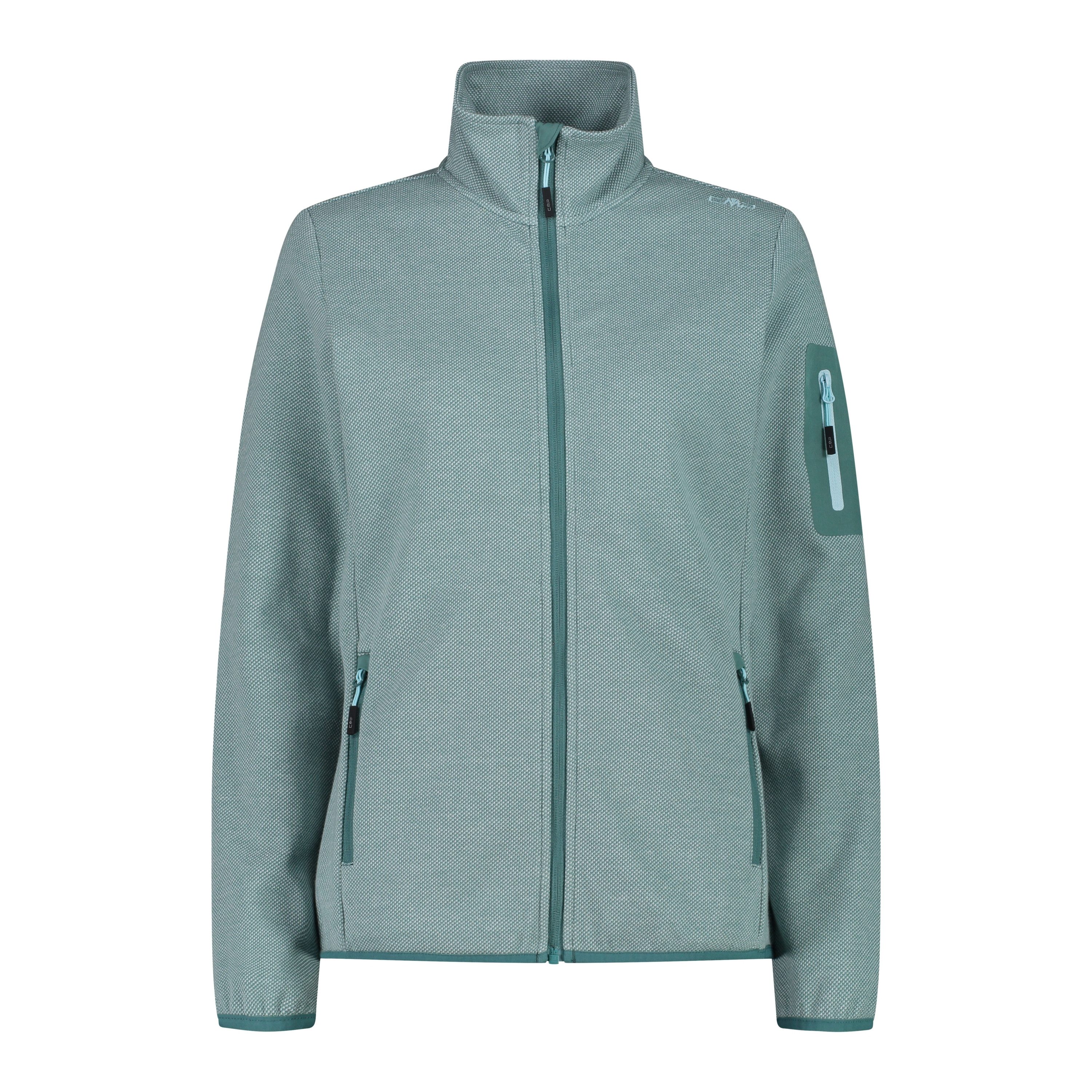 CMP Strickfleecejacke WOMAN JACKET AGAVE-OPALE günstig online kaufen