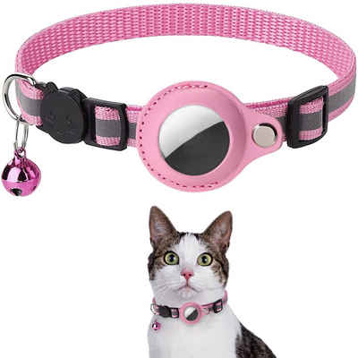XKISS Katzen-Halsband Für Airtag Katzenhalsband,integriertes für AirTag Katzen Halsbänder