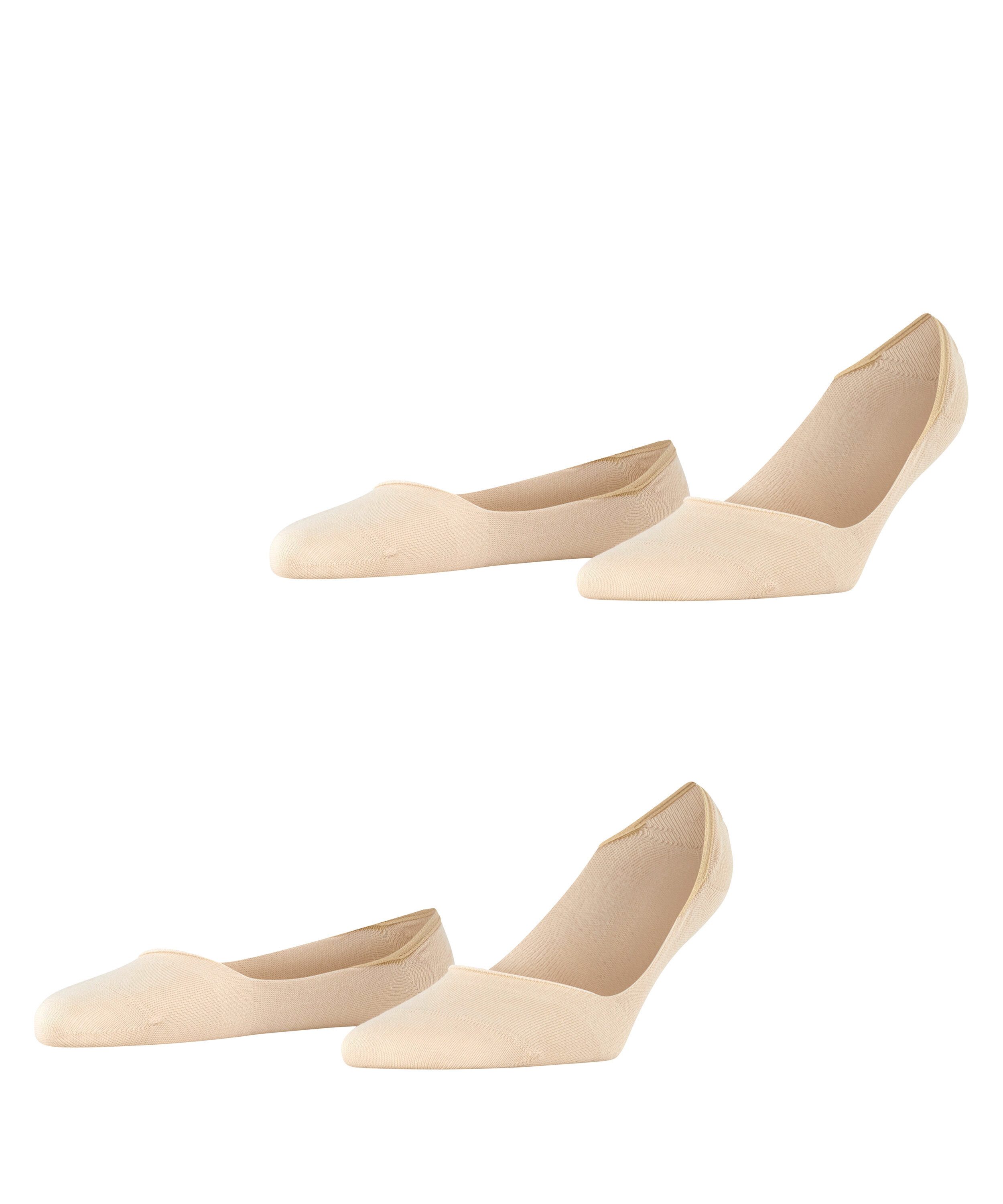 Esprit Füßlinge Cotton (2 Paar) elegant, verstärkt und aus weicher Baumwolle, dünn, anti-slip