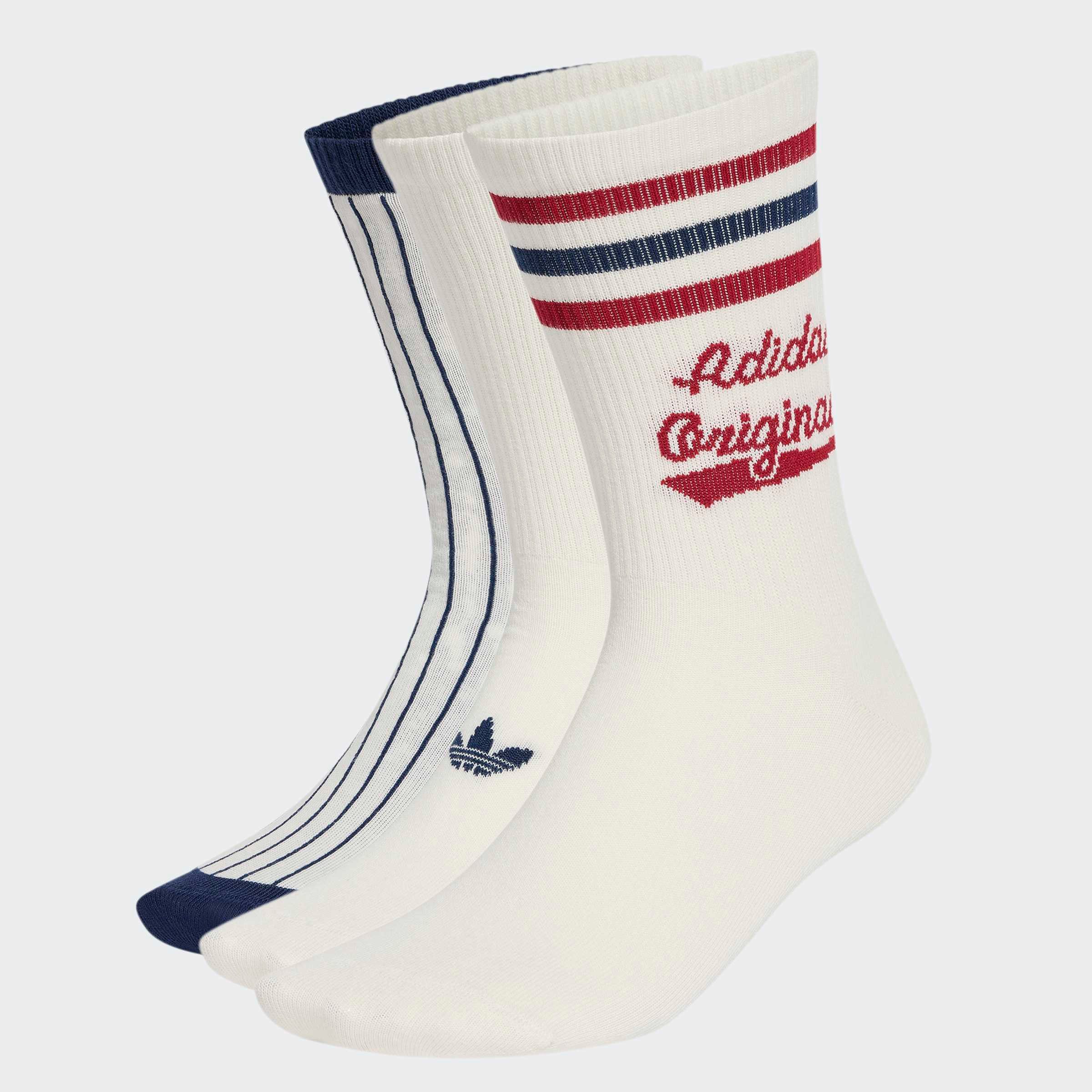 adidas Originals Sportsocken RETRO SPORT CREW 2-ER PACK (3-Paar)