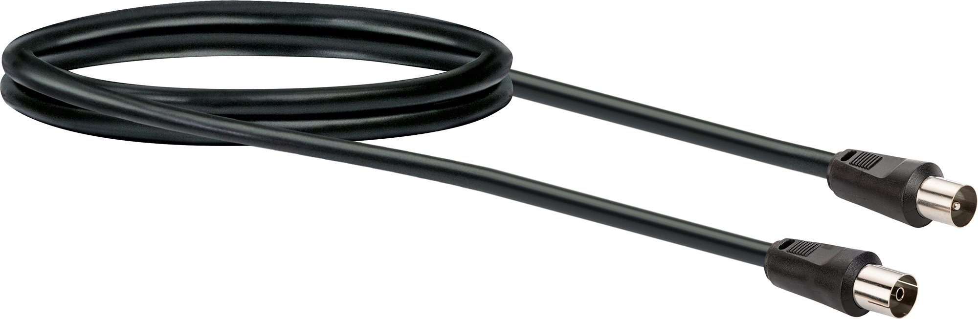 Schwaiger KVK15 SAT-Kabel, Stecker, 533 geschirmt IEC 2-fach (150 cm)