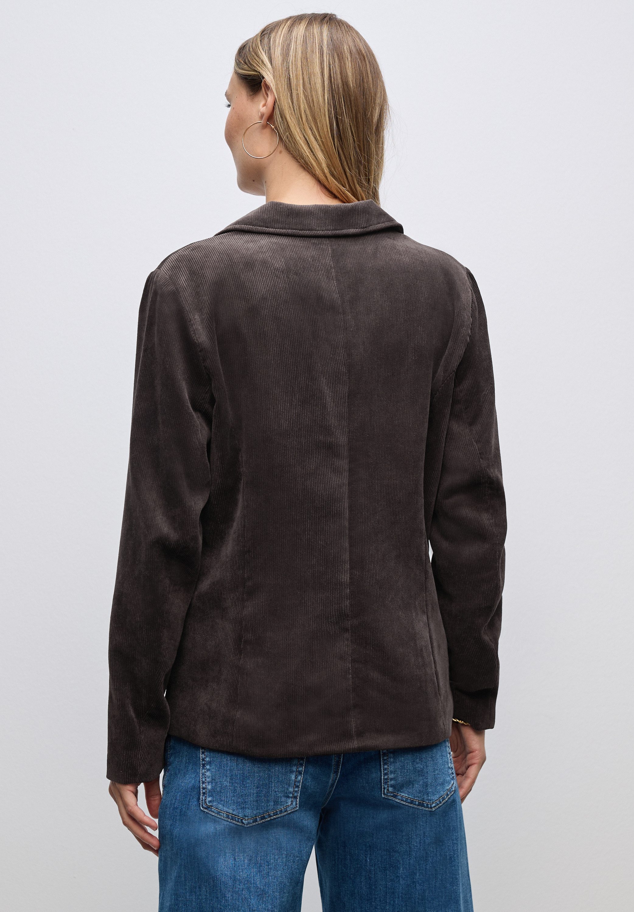 STREET ONE Kurzblazer mit Reverskragen und aus Cord günstig online kaufen