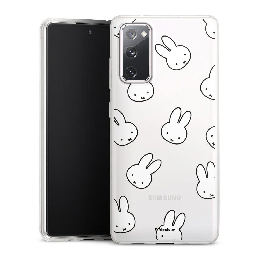 DeinDesign Handyhülle Miffy Muster transparent Miffy Pattern Transparent, Samsung Galaxy S20 FE 5G Slim Case Silikon Hülle Ultra Dünn