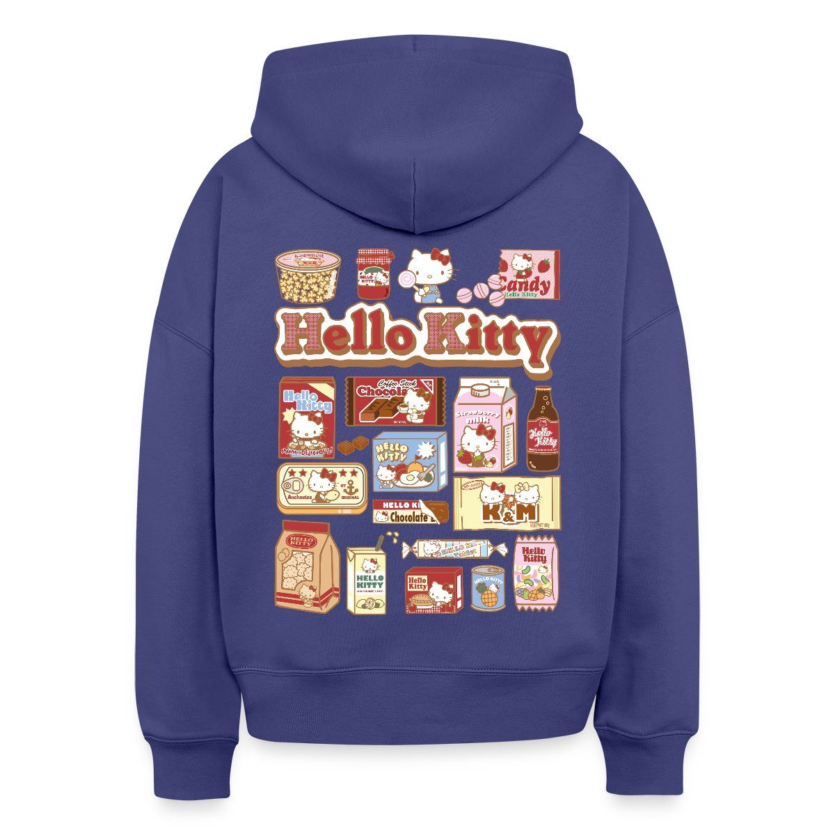 Spreadshirt Hoodie Hello Kitty Snack Collage günstig online kaufen